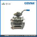 bsp thread cf8m stainless stee 3pc butt weld ball valve made in China